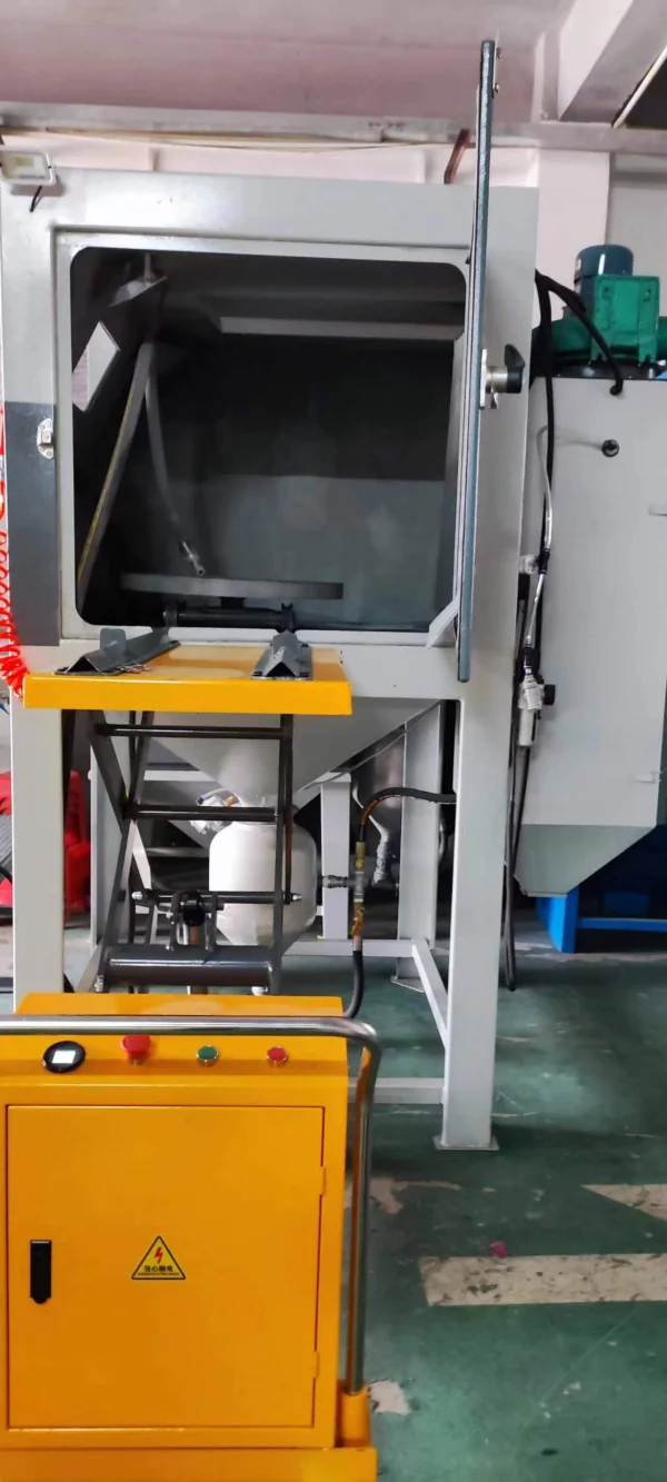 SL-1010FB(1212FB)電動升降平臺高壓噴砂機，壓入式噴砂機