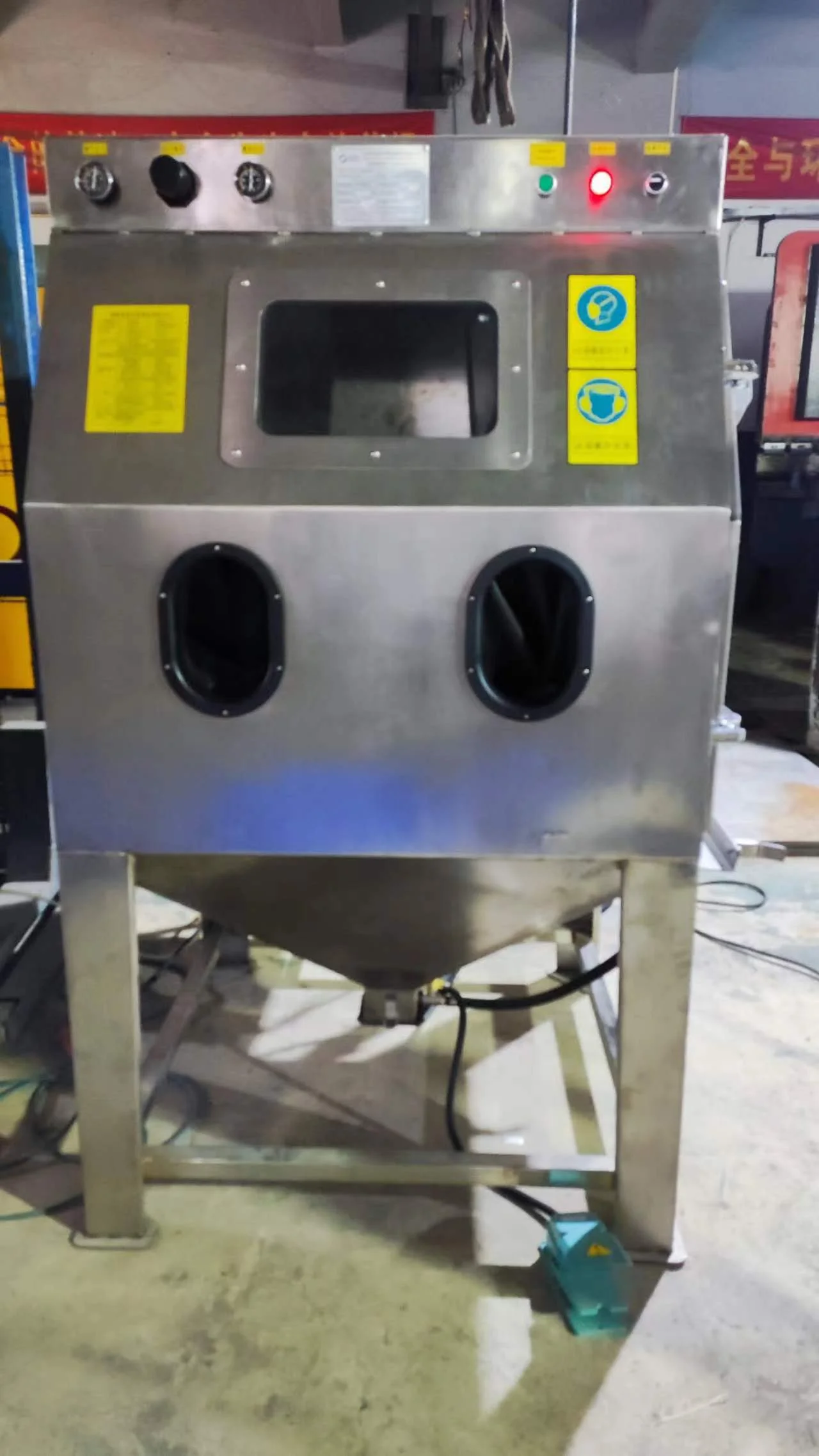 SL-9090W(1010W)手動濕式噴砂機，水噴砂機 ，液體噴砂機