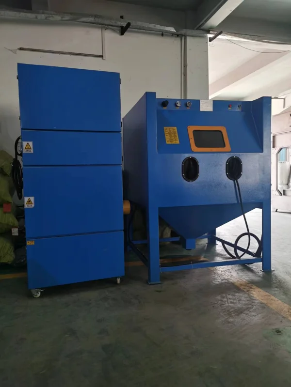 SL-1515FK推車轉盤手動高壓噴砂機，手動壓入噴砂機