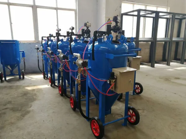 開放式高壓水噴砂機，水噴砂機