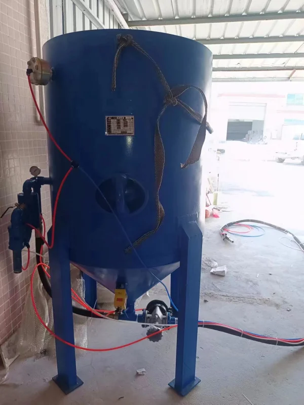 氣控開放式高壓噴砂機，移動噴砂機，開放式噴砂機，開放高壓噴砂機