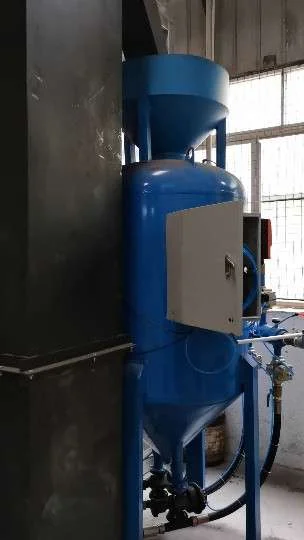 氣缸雙槍開放式高壓噴砂機，開放式高壓噴砂，多槍高壓噴砂機，大型高壓開放式噴砂機