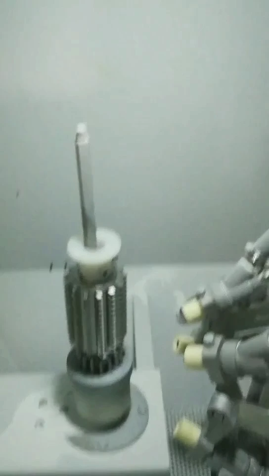 SL-ZP5A型單轉臺 精密自動干式噴砂機、整體刀具自動噴砂機