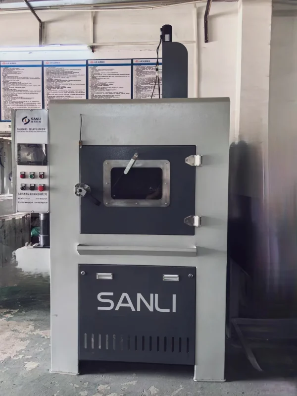 SL-ZP4AW、單轉臺半自動精密液體噴砂機、帶孔刀片刃口鈍化噴砂機
