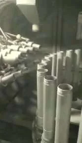 多工位連續轉盤式自動噴砂機