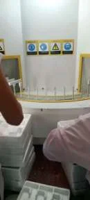 多工位連續轉盤式自動噴砂機