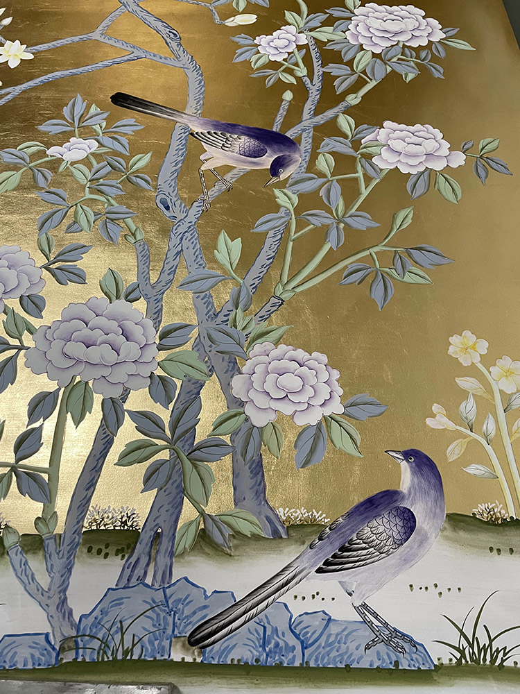 Eco-Friendly Pearlescent Silk Wallpaper