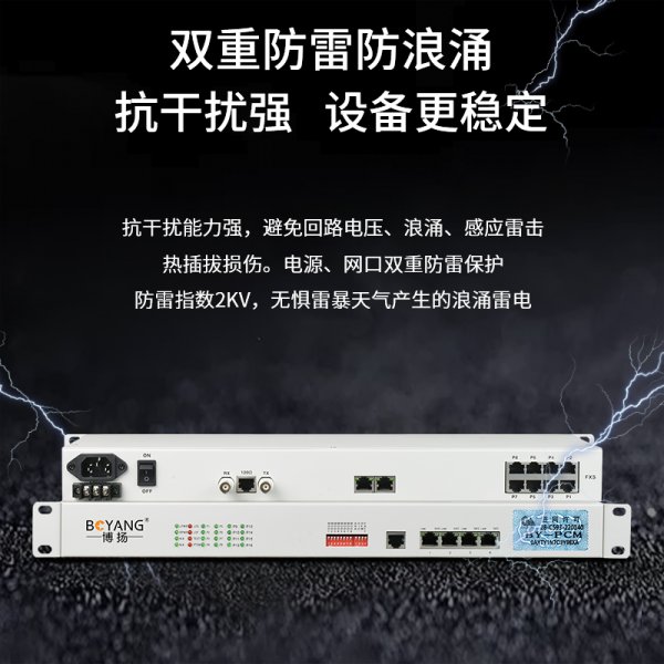 BY-4E1-1E PCM電話語(yǔ)音復(fù)用設(shè)備 E1轉(zhuǎn)4路電話+1路以太網(wǎng)