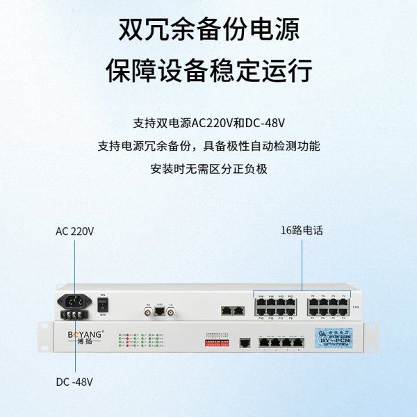 BY-16E1-2E PCM電話語音復(fù)用設(shè)備 E1轉(zhuǎn)16路電話+2路以太網(wǎng)