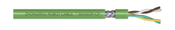 ZR40900 柔性 PUR 屏蔽編碼器電纜 SENSOR-CP