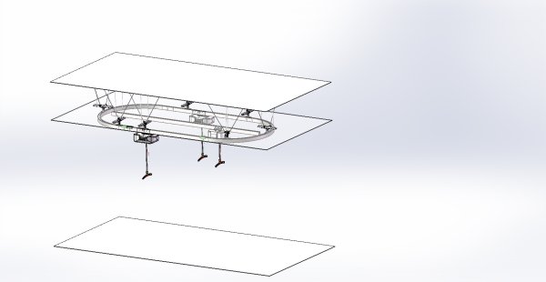 天軌電動移位機（四向機頭）