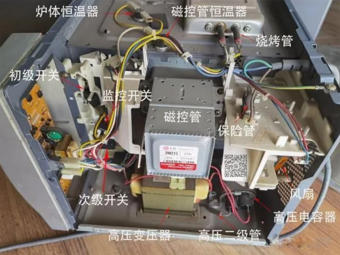 拆解微波爐，分析電路