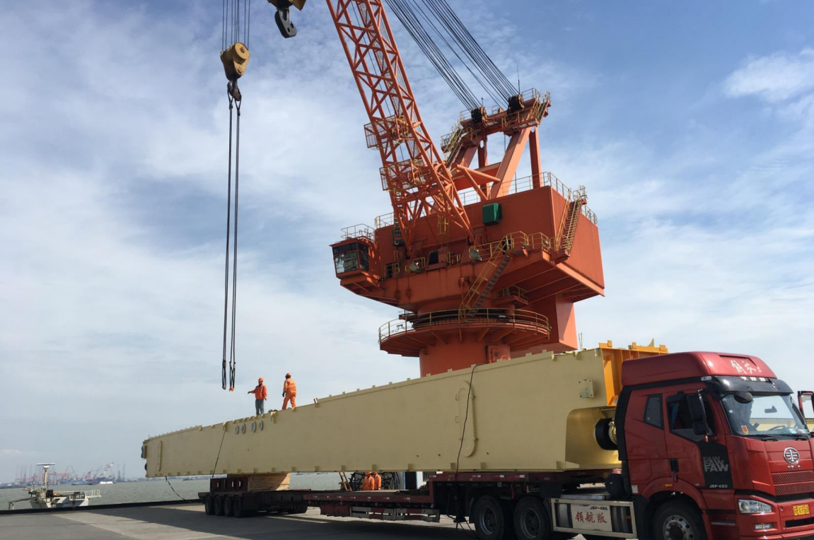 上海起重运输机械厂至湛江起重器械水陆联运