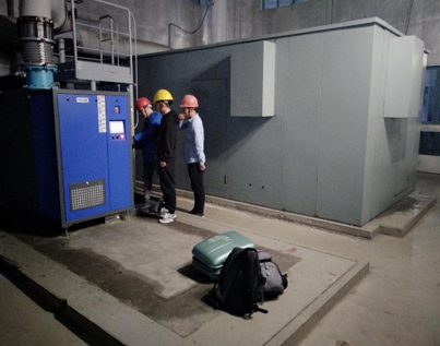 浙能蘭溪發電廠4X660MW脫硫氧化系統空氣懸浮離心風機應用調試現場