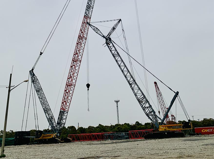 工程机械装备堆放