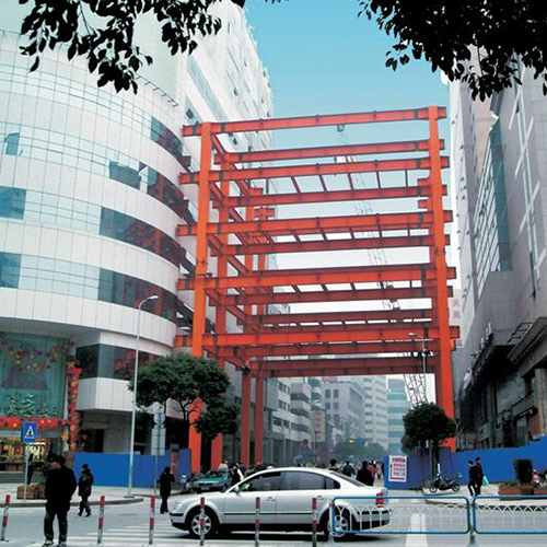 無錫商業(yè)大廈復興路過街連廊鋼結構
