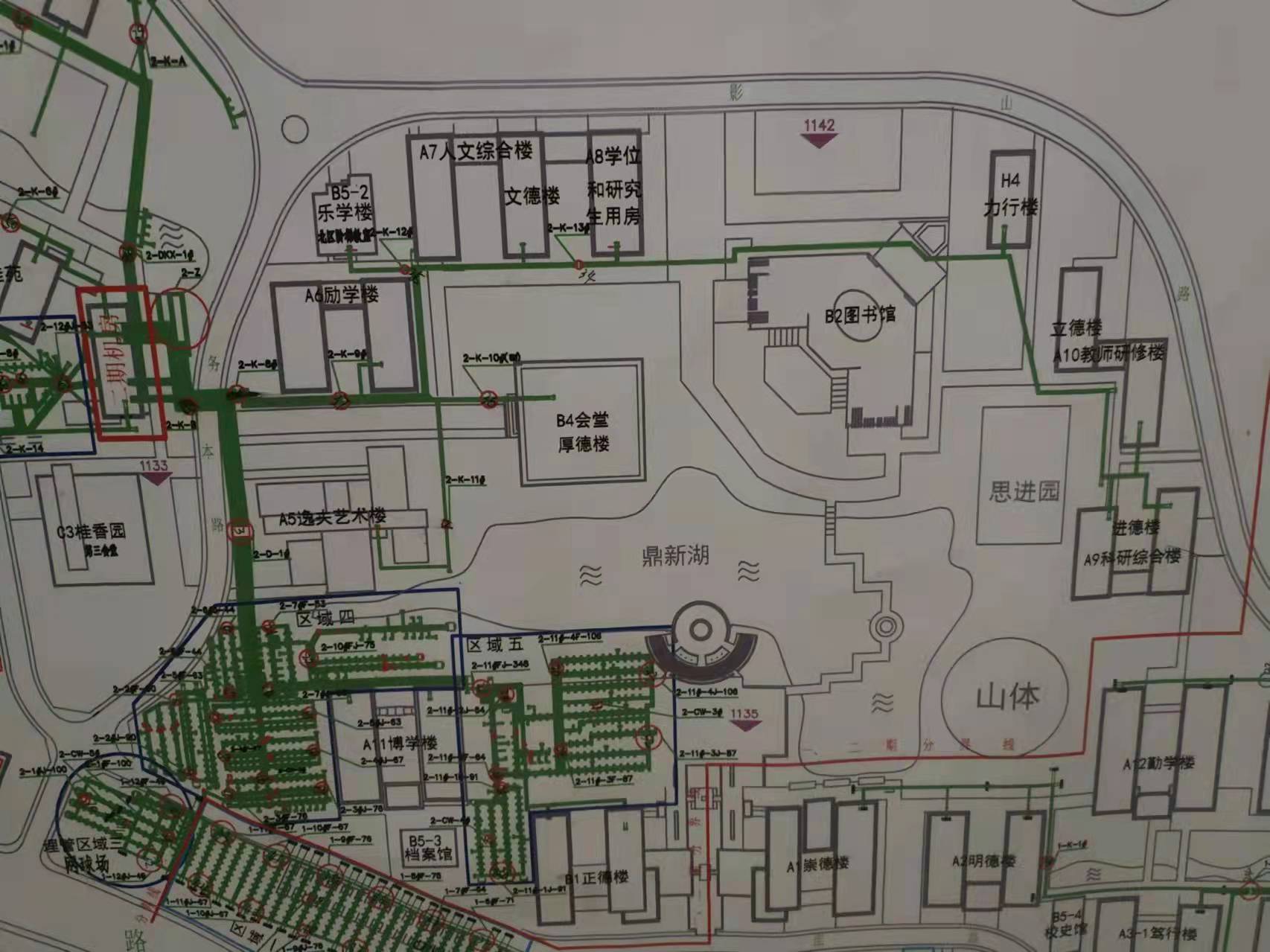 贵州财经大学空调供水管漏水检测1