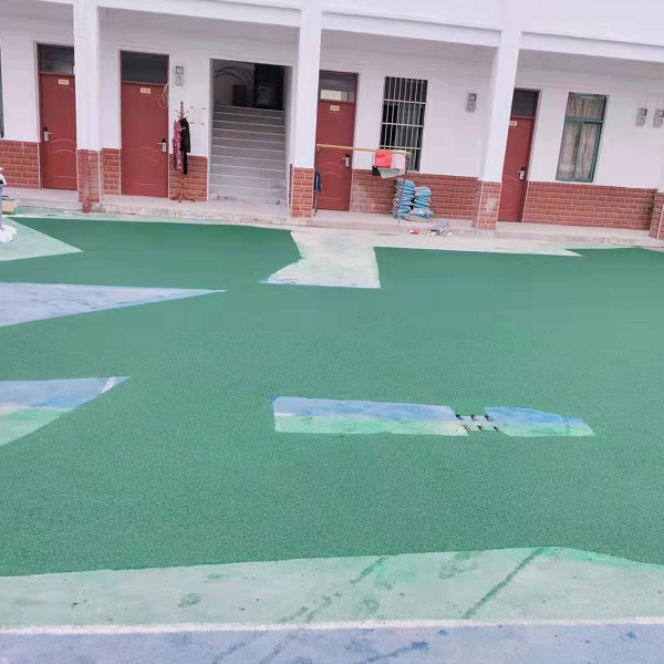 上海閔行銀都塑膠場地翻新修補