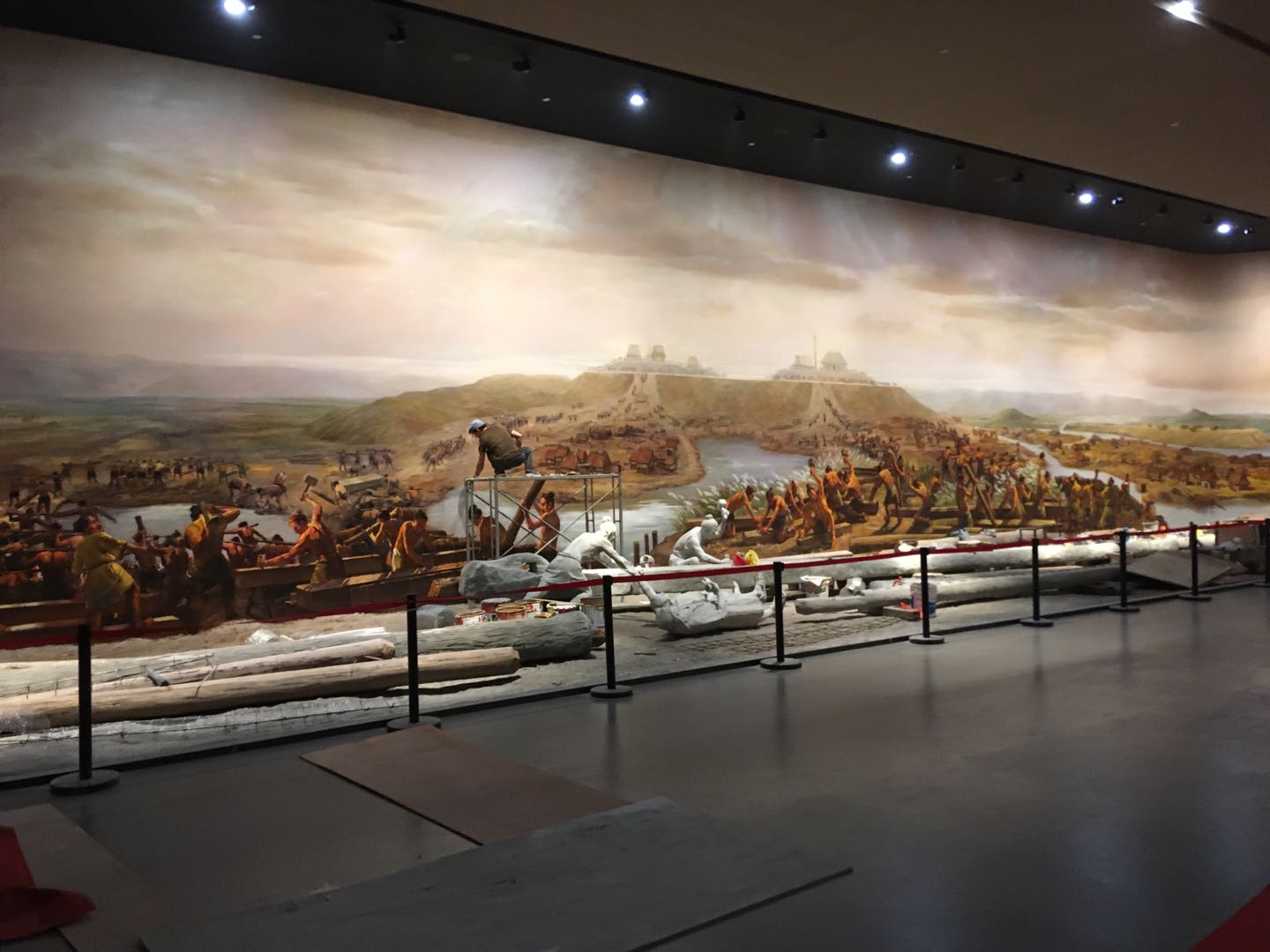 良渚博物院采用觀博光纖收發器來傳輸品質巨幅視頻畫面