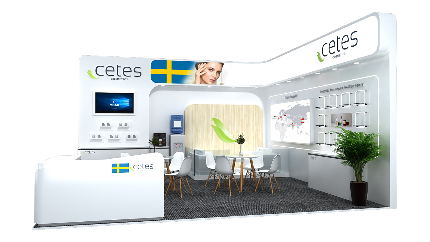 歐瑞蓮驚艷亮相2022CiE美妝創(chuàng)新展