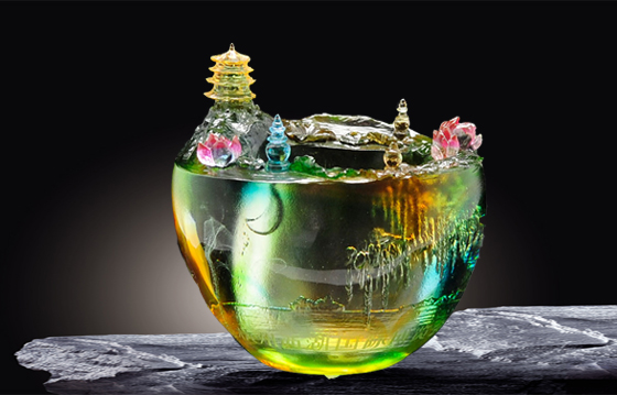 夏氏琉璃發(fā)展實(shí)用型琉璃工藝品擺件