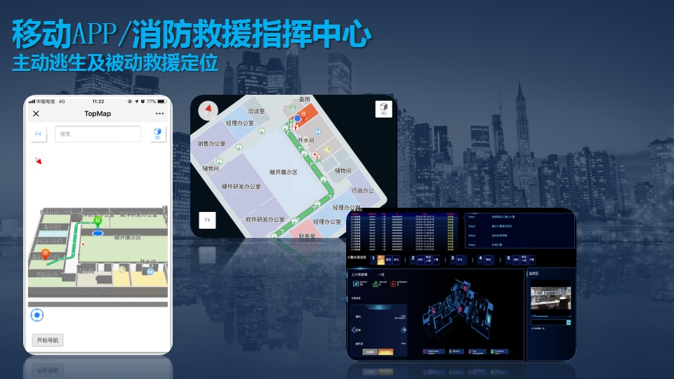 室內(nèi)消防搜救逃生定位系統(tǒng)
