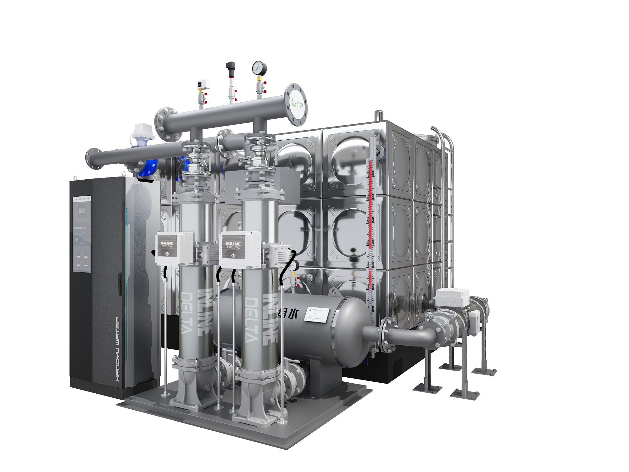 XGD双模箱式管网叠压给水设备