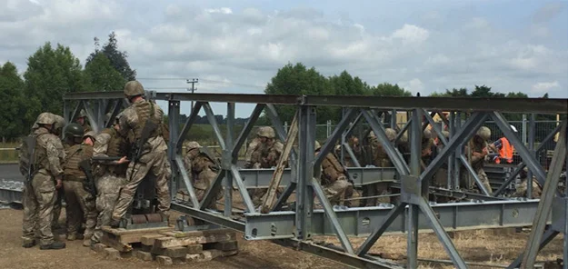 Fast-build Military Bailey Bridge SSR Portable Steel Modular Bridge-FAMOUS
