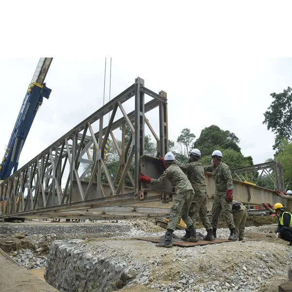 Fast-build Military Bailey Bridge SSR Portable Steel Modular Bridge-FAMOUS