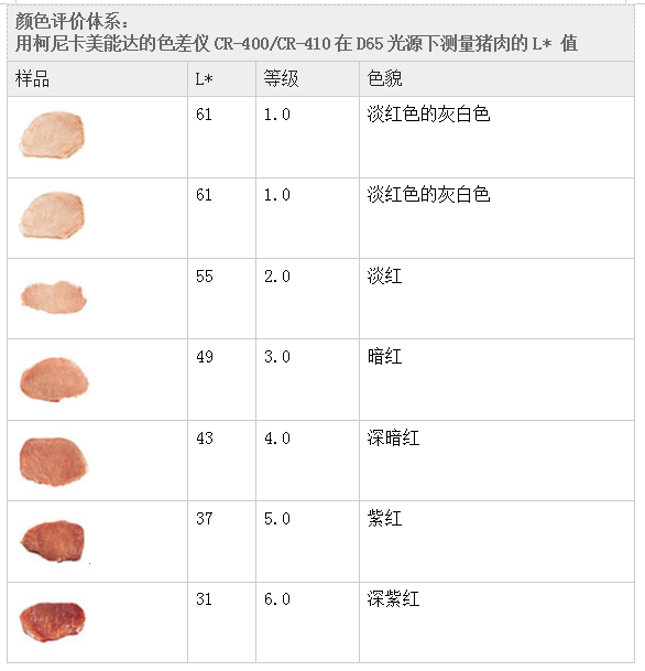 色差儀在生鮮肉品質(zhì)檢驗(yàn)中的應(yīng)用