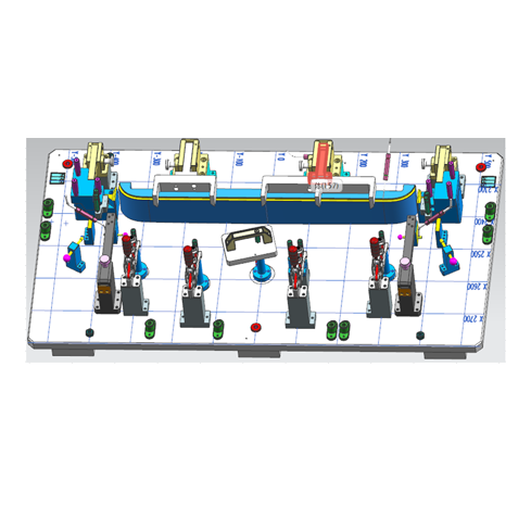 天窗后排水槽檢具