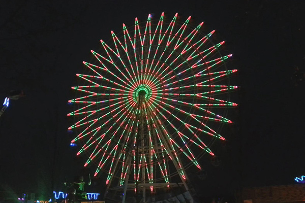 西安50米摩天輪燈光