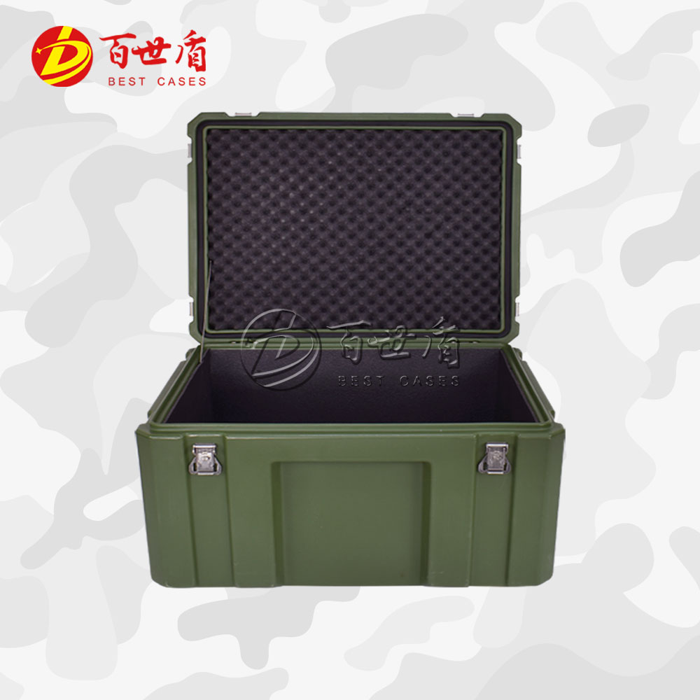 滾塑箱給養(yǎng)箱儲(chǔ)物箱運(yùn)輸器材箱空投箱彈要醫(yī)療箱帶拉桿輪野戰(zhàn)備箱 600*500*310