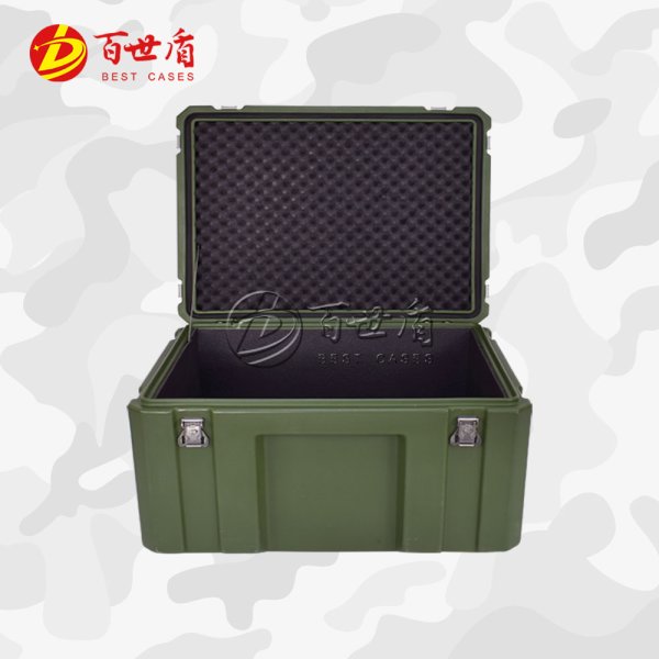滾塑箱給養(yǎng)箱儲(chǔ)物箱運(yùn)輸器材箱空投箱彈要醫(yī)療箱帶拉桿輪野戰(zhàn)備箱 600*500*310