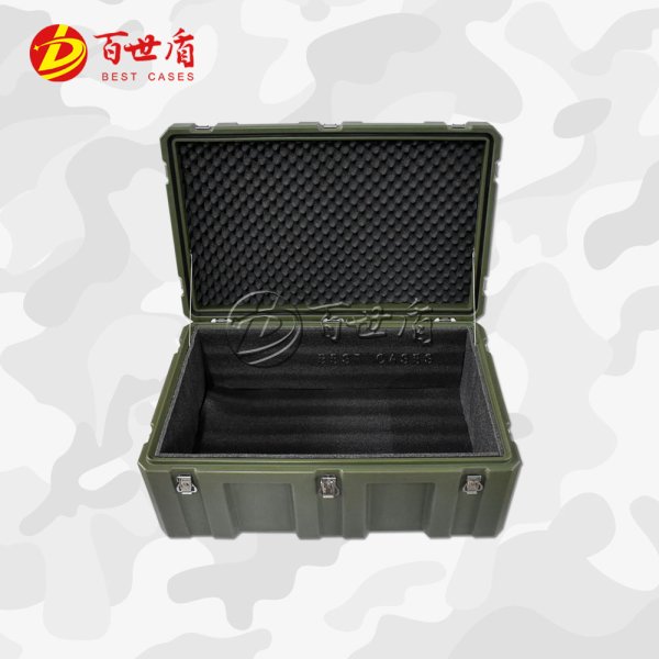 百世盾野戰(zhàn)滾塑箱消防救援器材箱物資運(yùn)輸箱儀器儲運(yùn)箱塑料給養(yǎng)單元箱空投箱 830*530*380