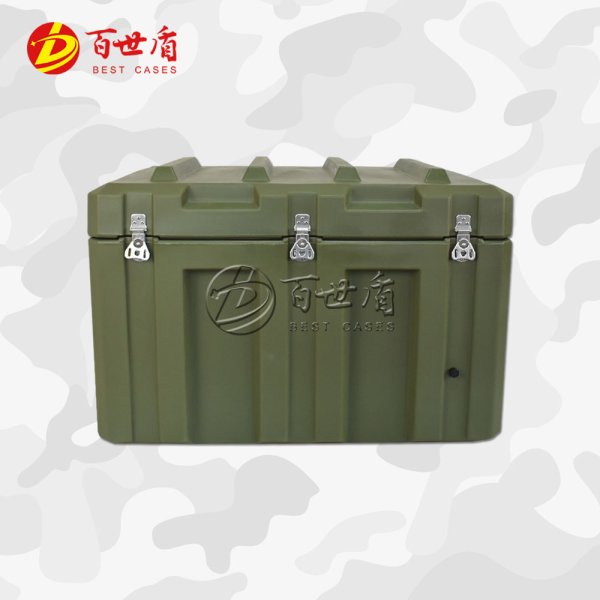百世盾野戰(zhàn)滾塑箱消防救援器材箱物資運(yùn)輸箱儀器儲(chǔ)運(yùn)箱塑料給養(yǎng)單元箱空投箱 800*600*540