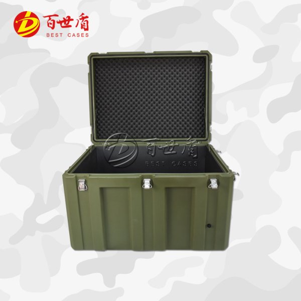 百世盾野戰(zhàn)滾塑箱消防救援器材箱物資運(yùn)輸箱儀器儲(chǔ)運(yùn)箱塑料給養(yǎng)單元箱空投箱 800*600*540