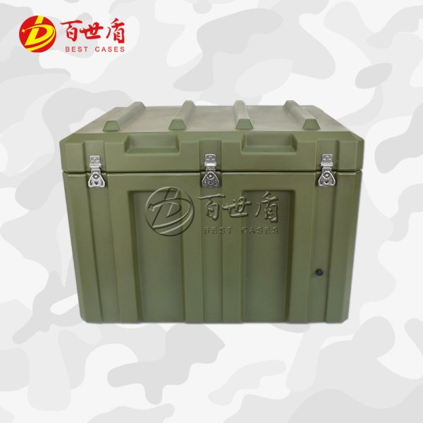 百世盾野戰(zhàn)滾塑箱消防救援器材箱物資運(yùn)輸箱儀器儲(chǔ)運(yùn)箱塑料給養(yǎng)單元箱空投箱 800*600*600