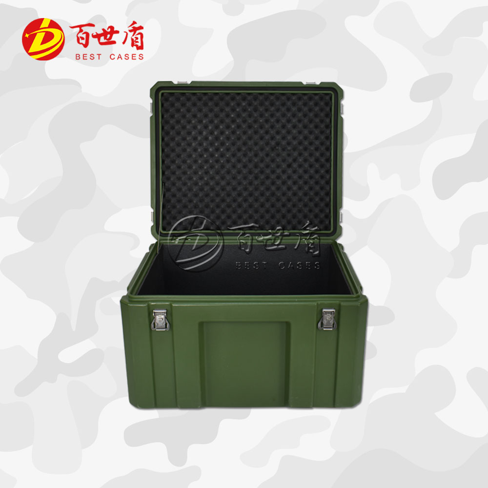 滾塑箱給養(yǎng)箱儲物箱運輸器材箱空投箱彈要醫(yī)療箱帶拉桿輪野戰(zhàn)備箱 600*500*400