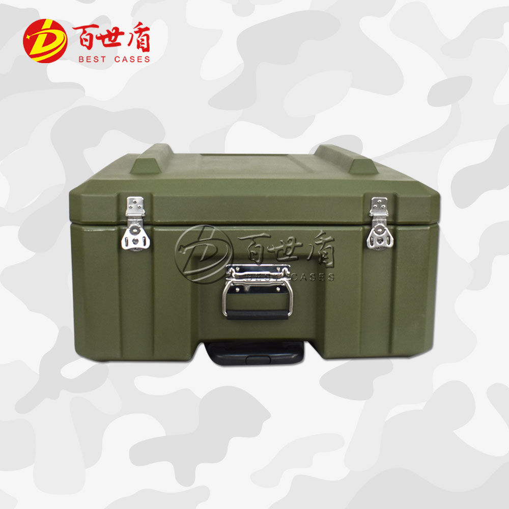 百世盾滾塑箱給養(yǎng)箱儲物箱運輸器材箱空投箱彈要醫(yī)療箱帶拉桿輪野戰(zhàn)備箱 650*620*340