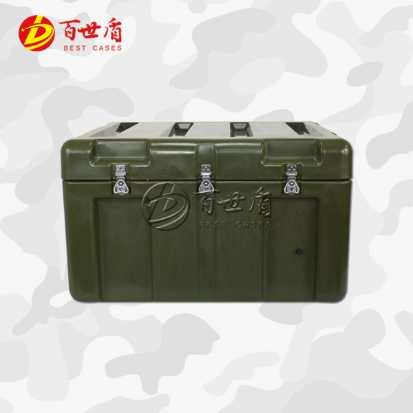百世盾野戰(zhàn)滾塑箱消防救援器材箱物資運輸箱儀器儲運箱塑料給養(yǎng)單元箱空投箱 870*740*540