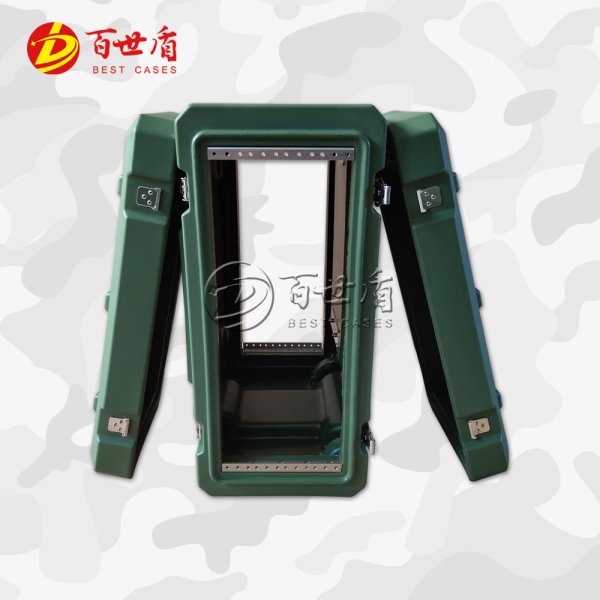 百世盾4U滾塑簡易機架箱網絡服務器機柜