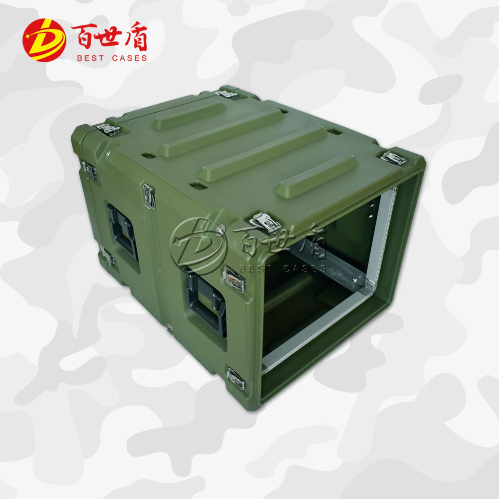百世盾8U滾塑減震機架箱網絡服務器機柜