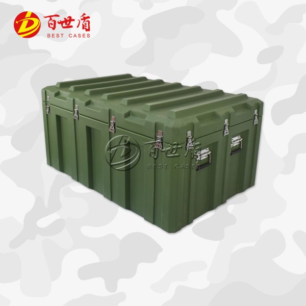 百世盾野戰(zhàn)滾塑箱消防救援器材箱物資運輸箱儀器儲運箱塑料給養(yǎng)單元箱空投箱1200*800*600