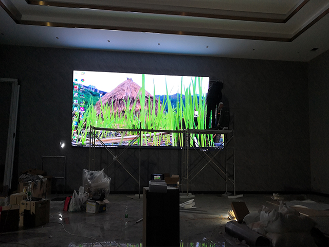 都勻某房開售樓部LED(P2.5)顯示屏