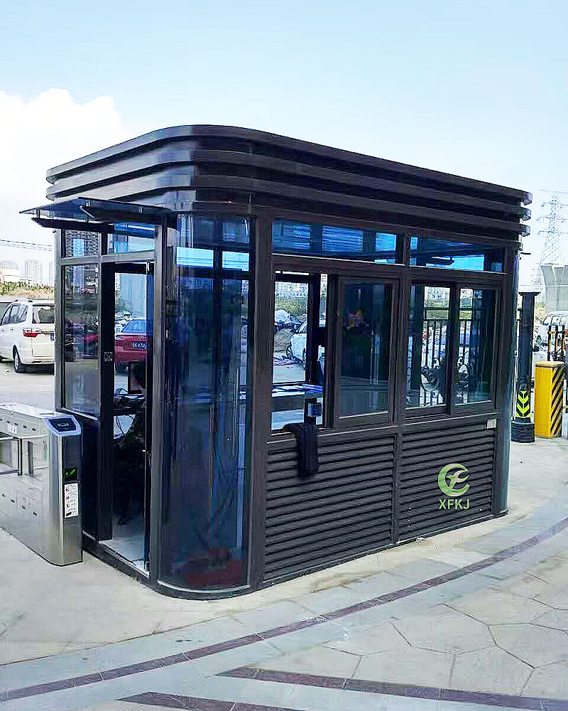 新鋼結構四角弧形崗亭KJ301