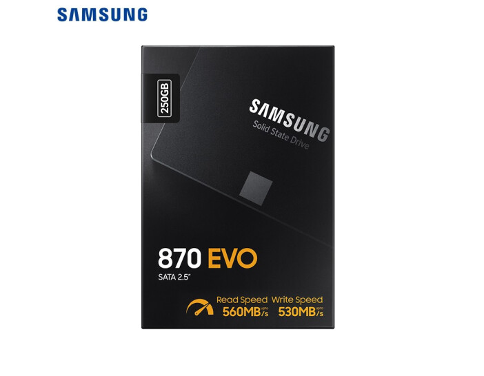 三星（SAMSUNG）250GB SSD固態(tài)硬盤 SATA3.0接口 870 EVO（MZ-77E250B）