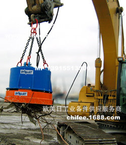 芬蘭DYNASET丹納森HMGE液壓電磁發(fā)生器用挖掘機、裝載機、吊車液壓系統(tǒng)液壓馬達帶動液壓發(fā)電機吸吊搬運廢鋼鋼鐵