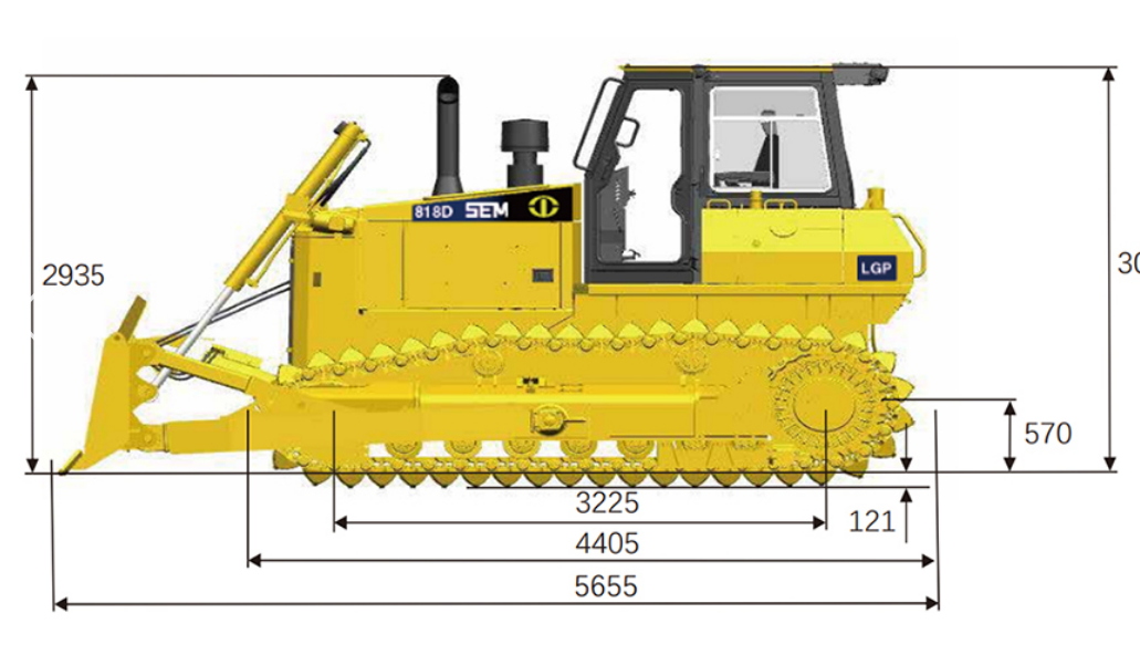 SEM818D 湿地型推土机