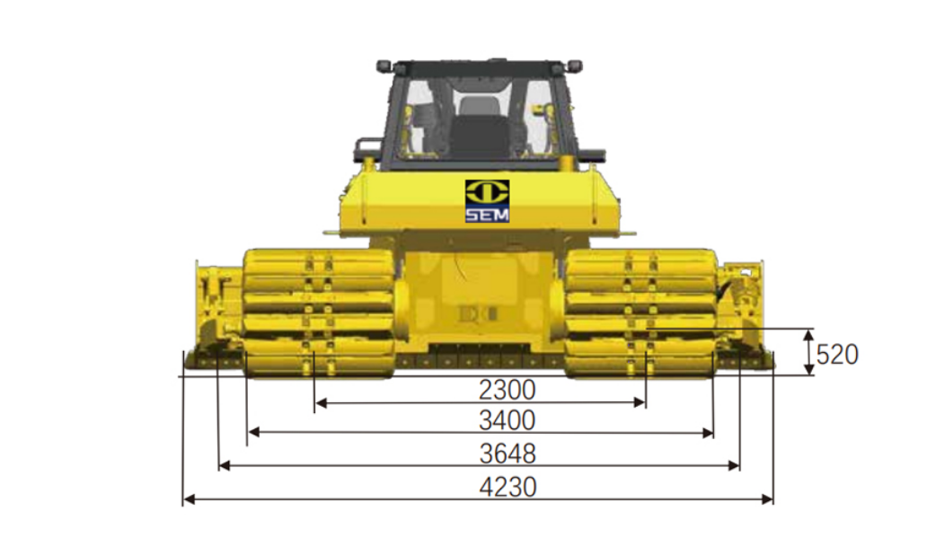 SEM818D 湿地型推土机